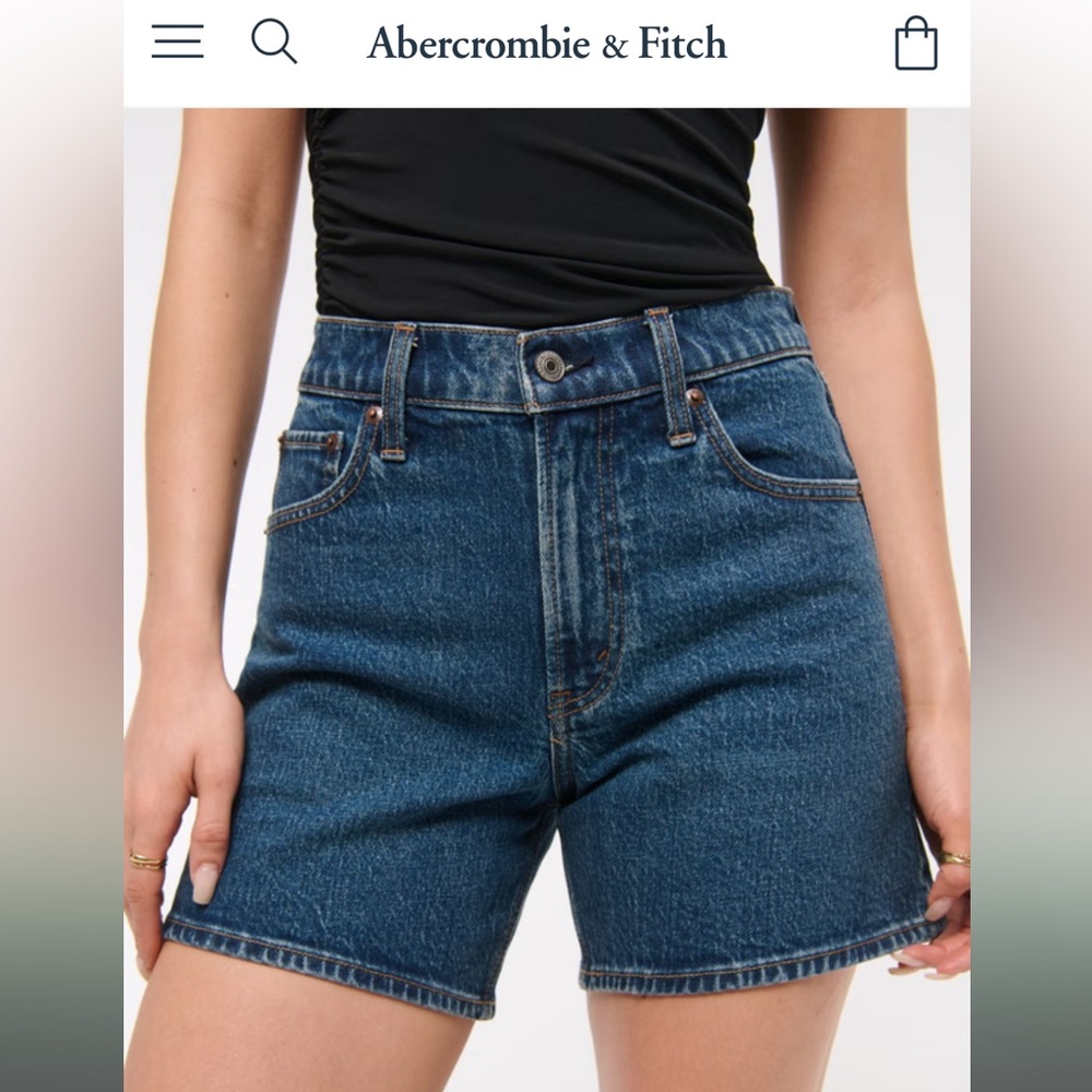 Abercrombie High Rise Dad Short